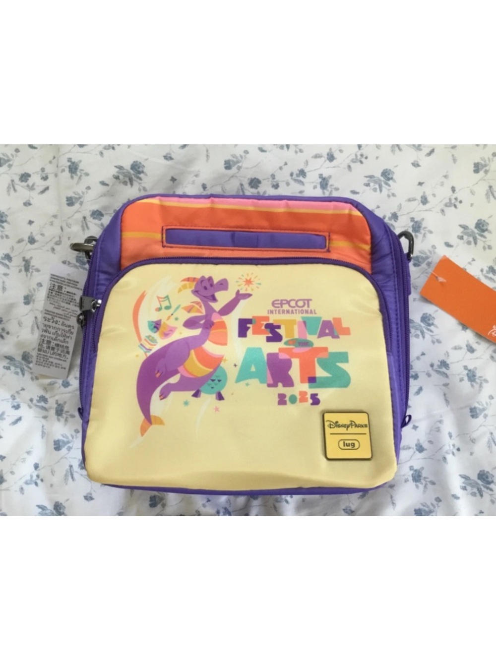 Disney Parks EPCOT 2025 Festival of the Arts Figment Lug Ranger Lunchbox Bag NEW